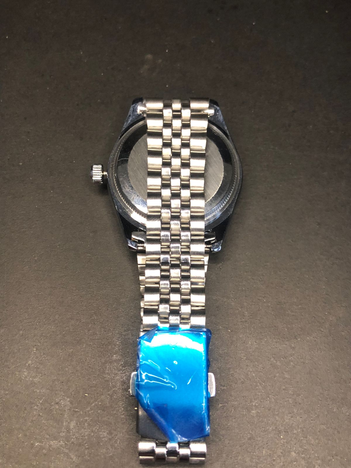 Luxury Rose Dial Steel Watch