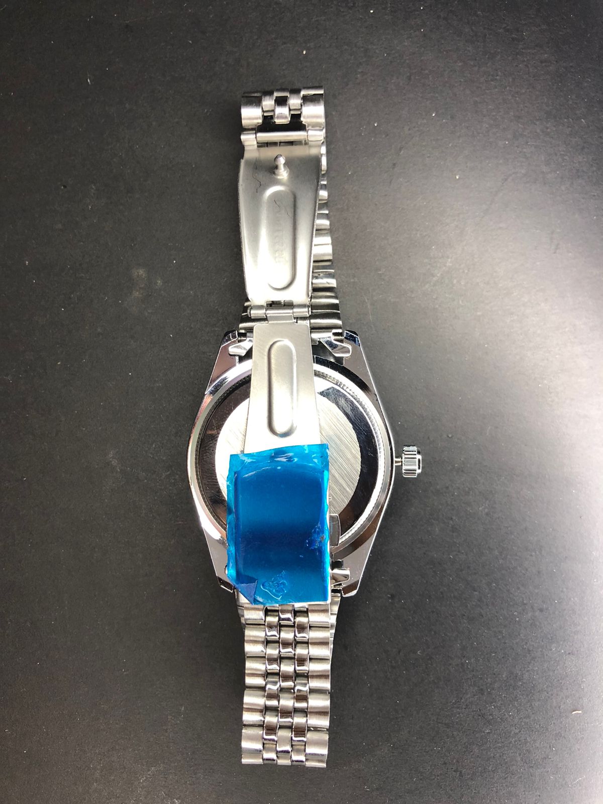 Luxury Rose Dial Steel Watch