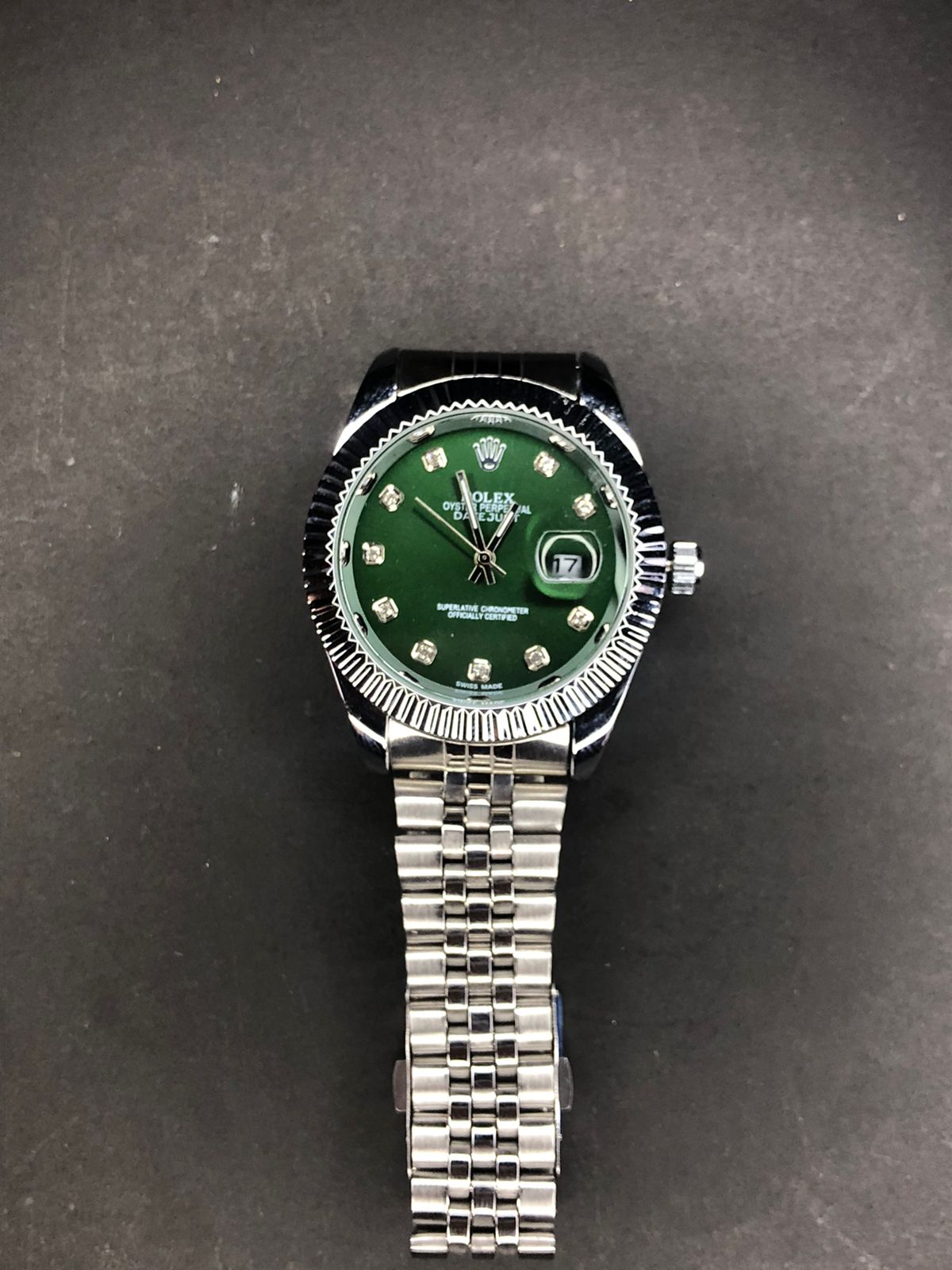 Green Dial Luxury Watch