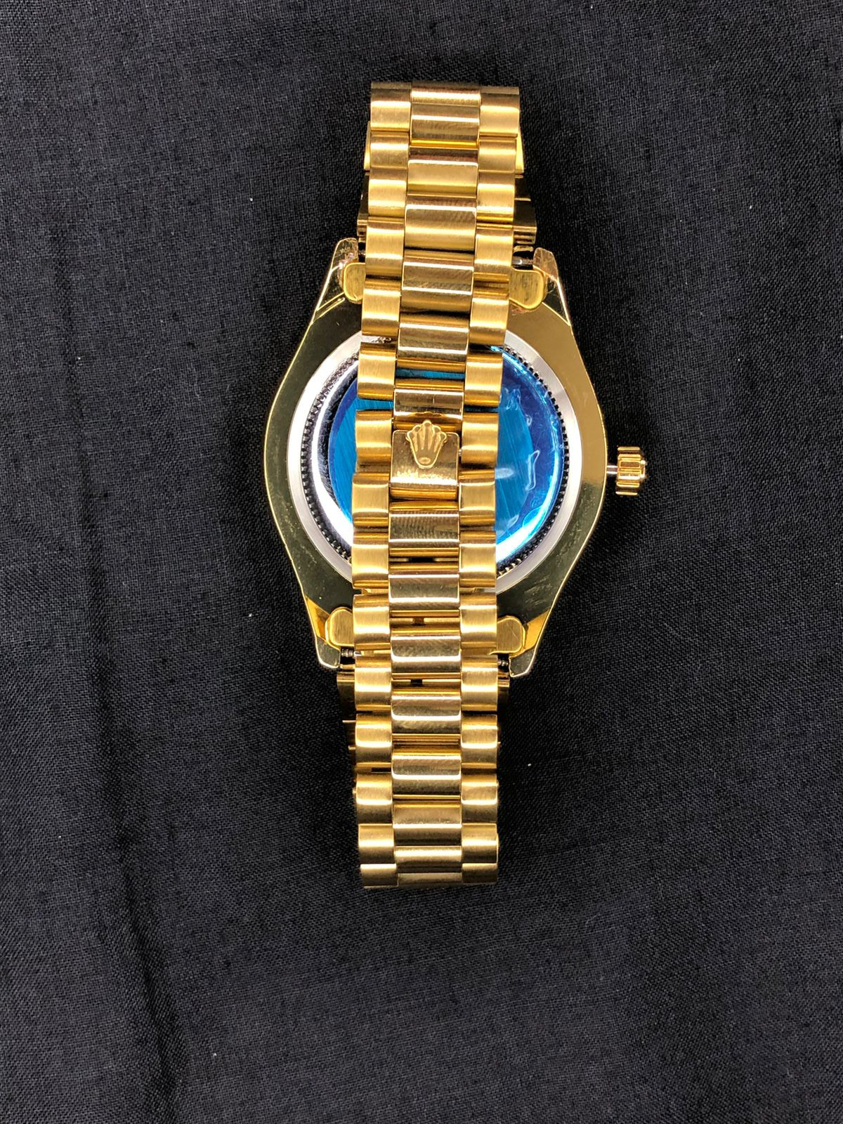 Gold Sleek Dial Watch