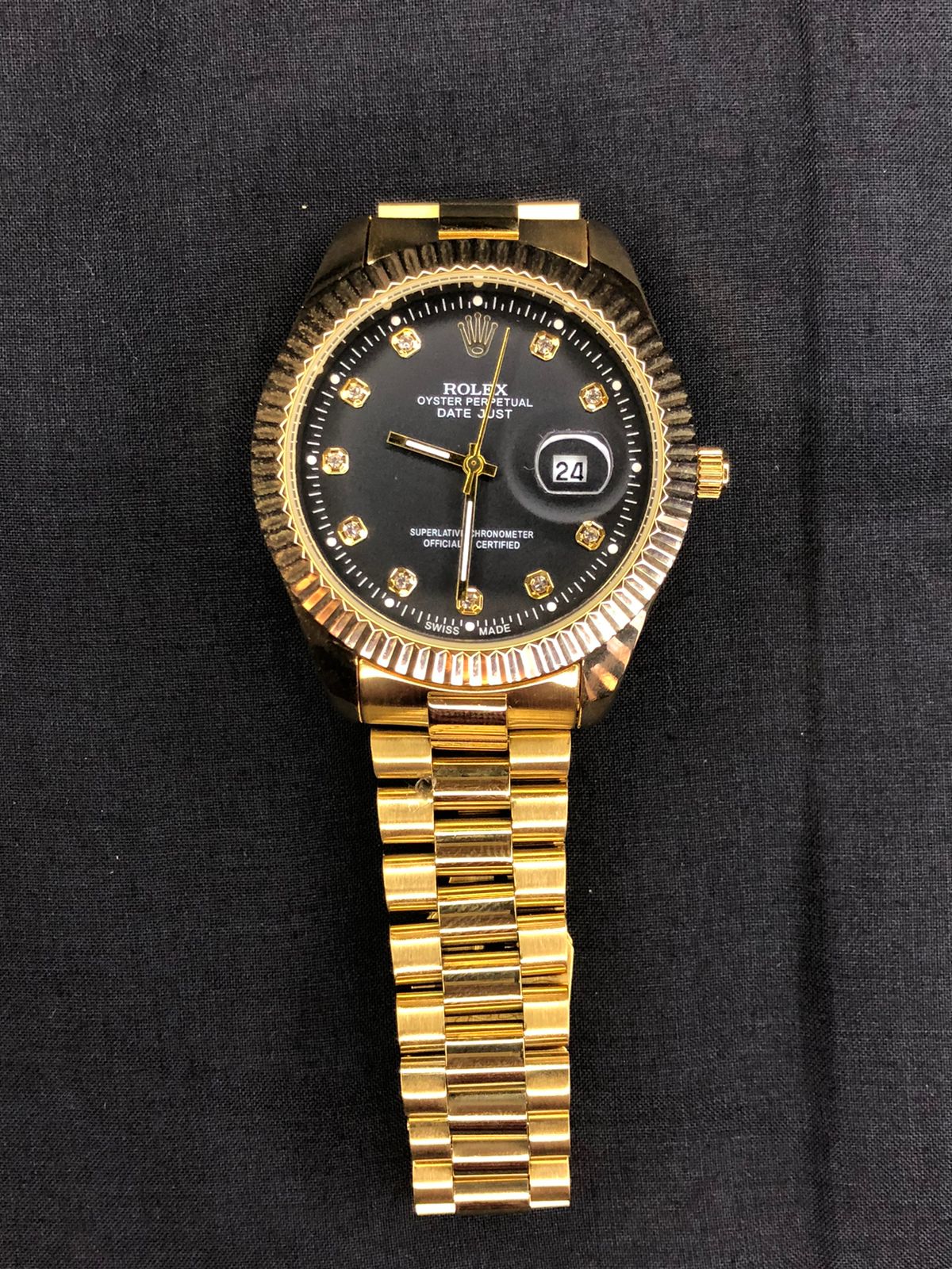 Gold Luxury Datejust Watch