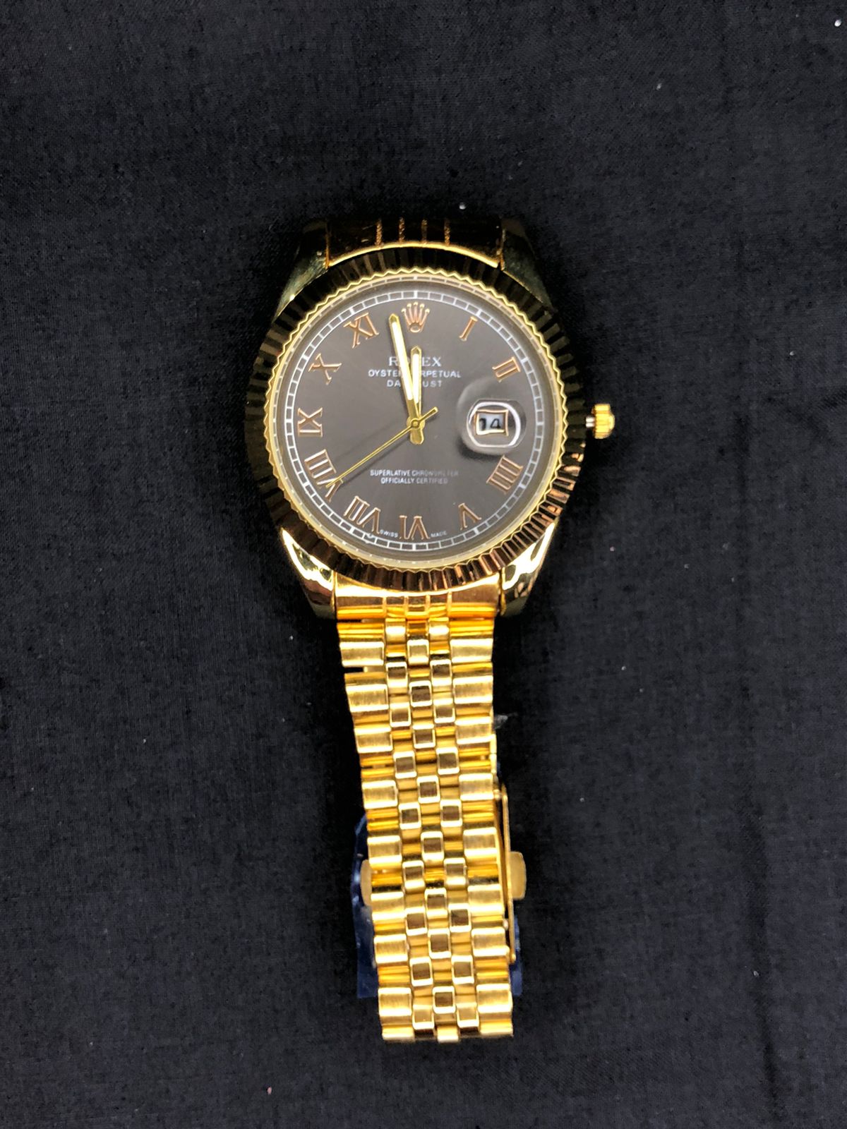 Luxury Gold Roman Rolex Watch