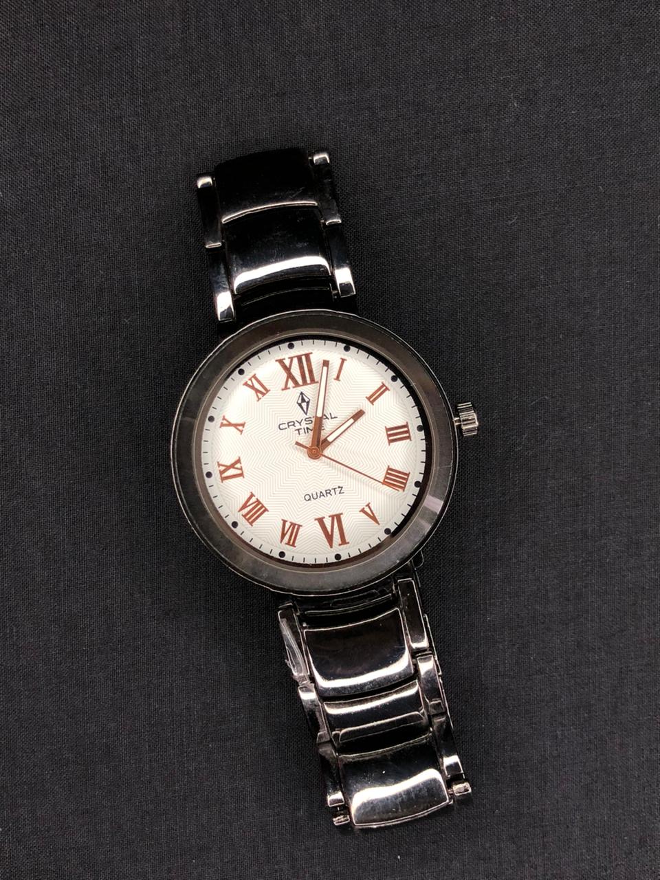 Elegant White Roman Dial