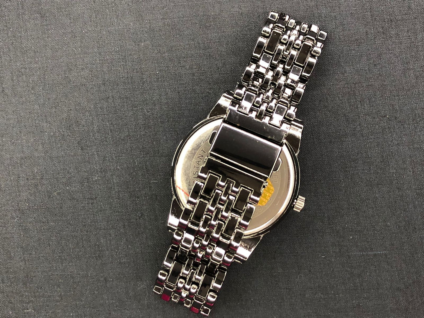 Rose Gold Accent Black Watch