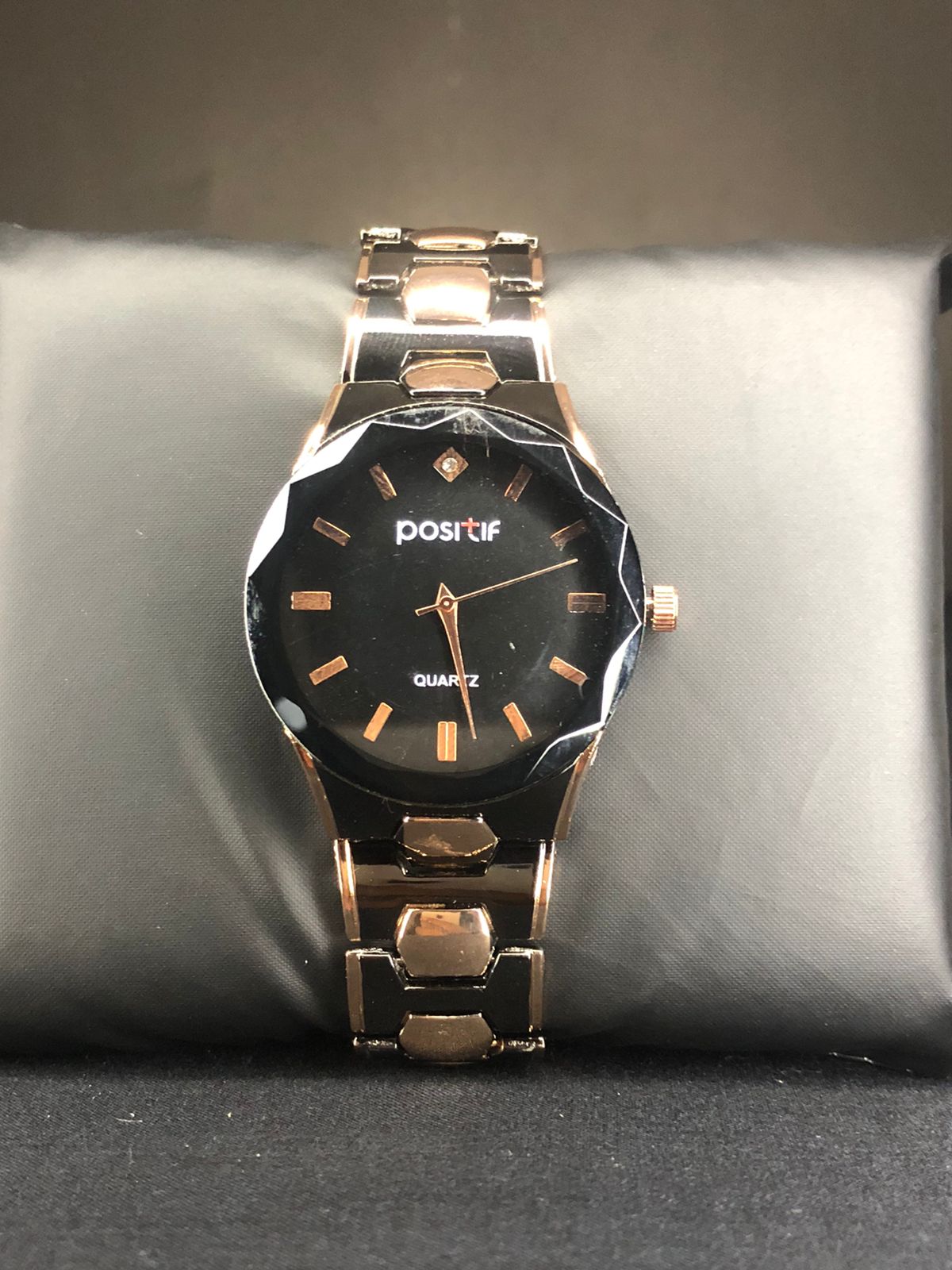 Minimal Black & Gold Watch