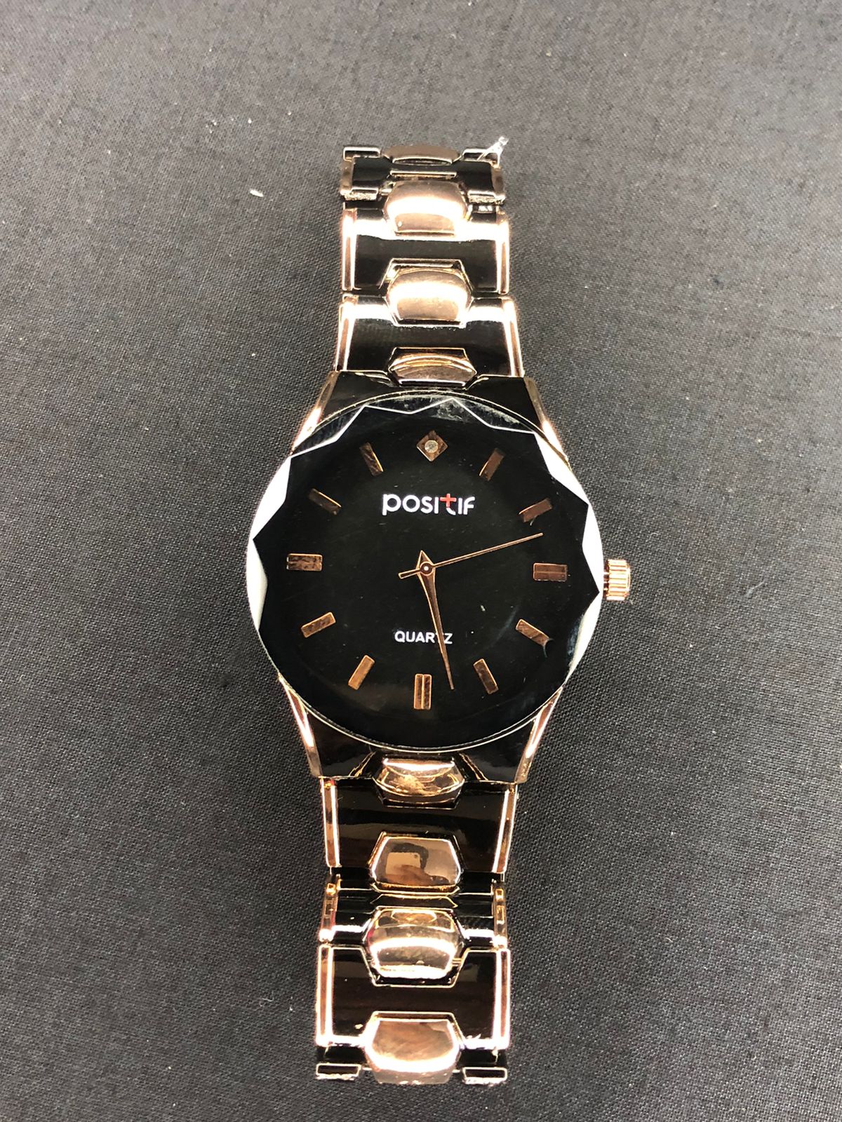 Minimal Black & Gold Watch