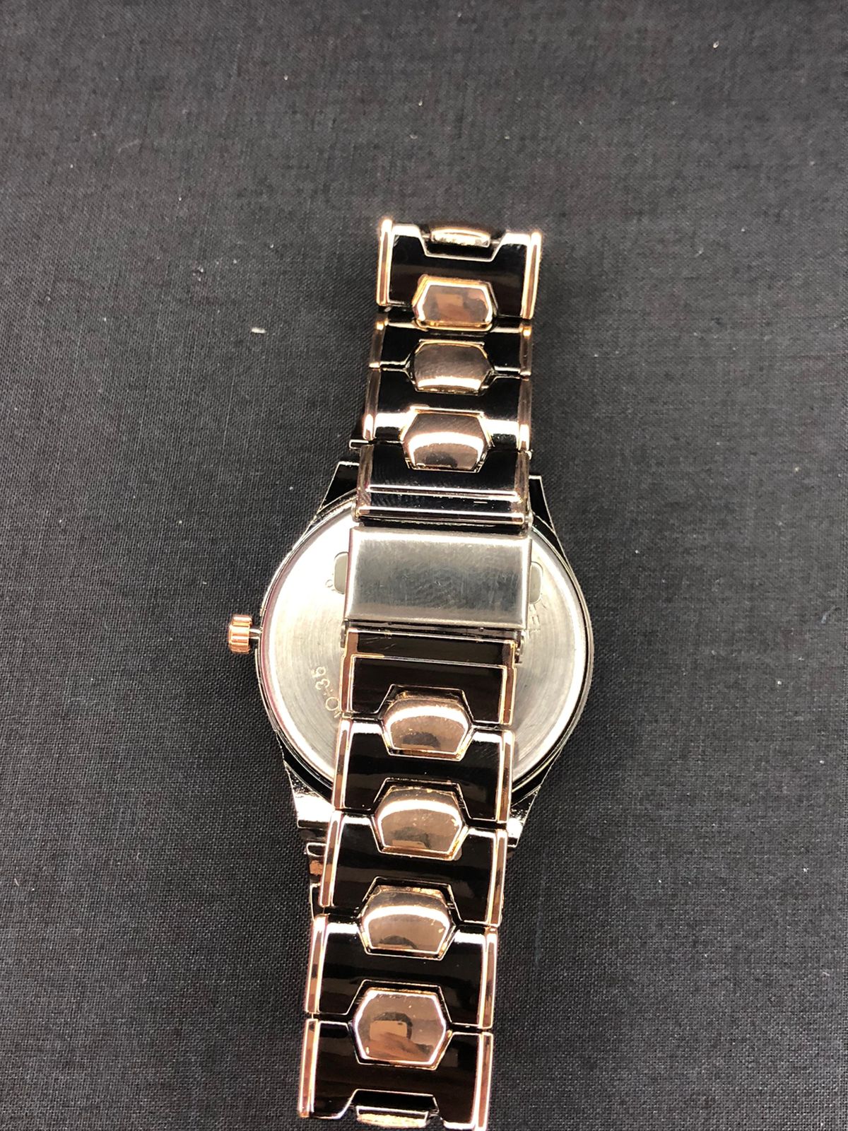 Minimal Black & Gold Watch