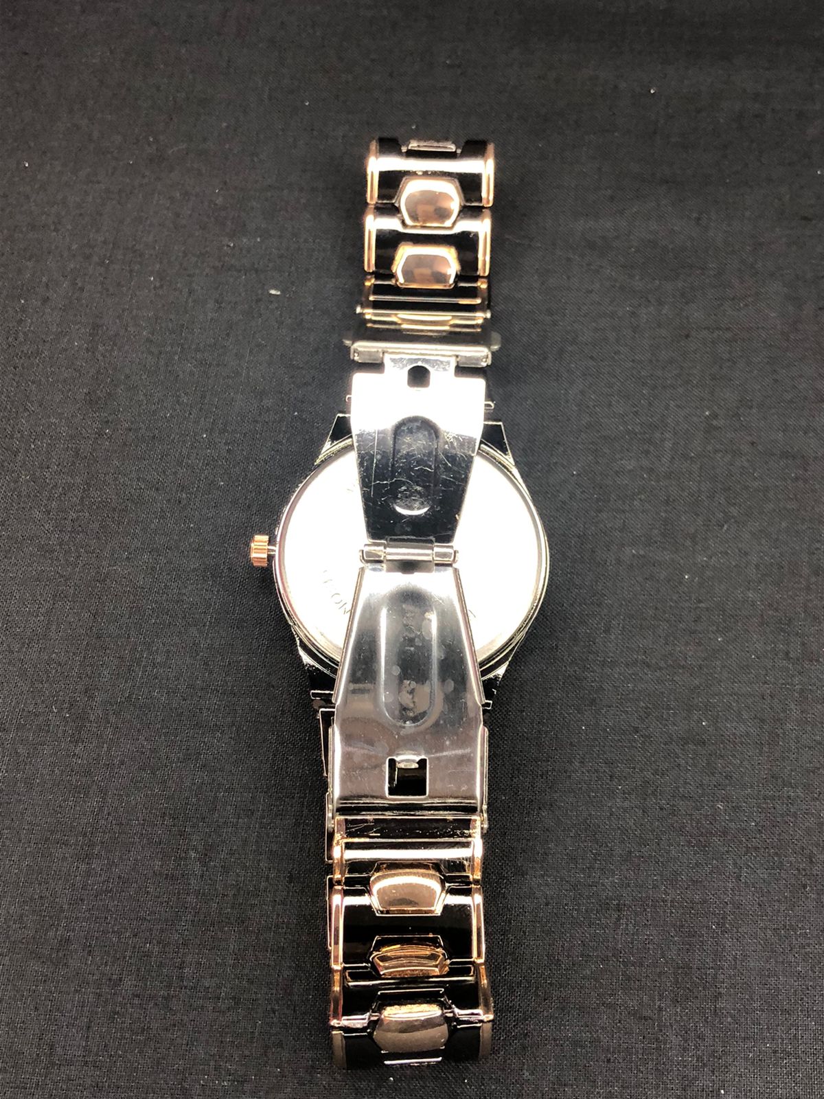 Minimal Black & Gold Watch