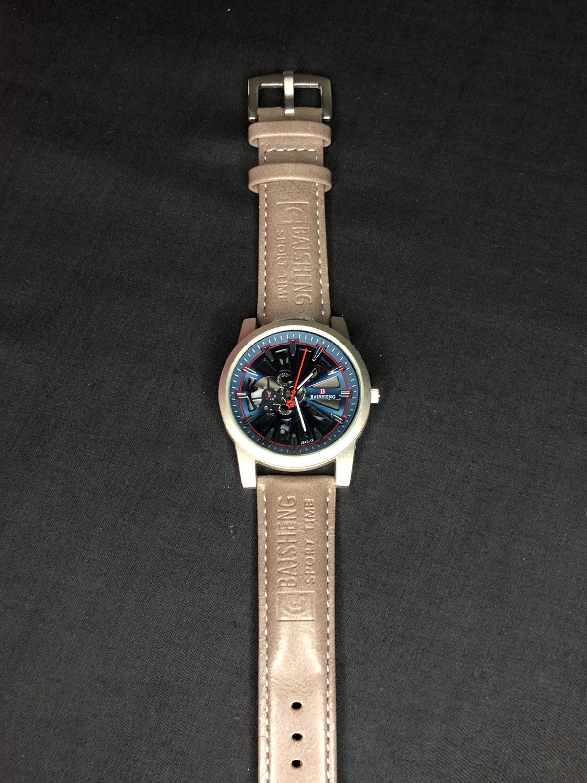 Blue Modern Time Keeper Watch