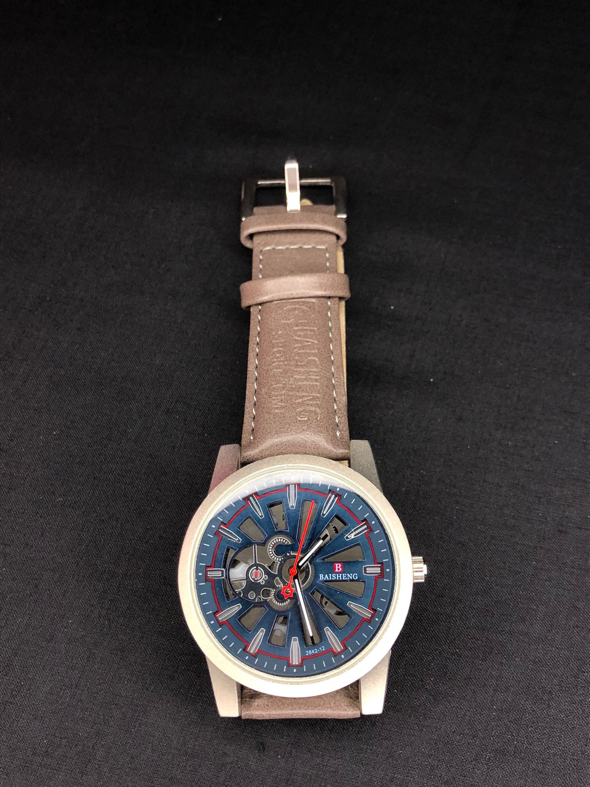 Blue Modern Time Keeper Watch