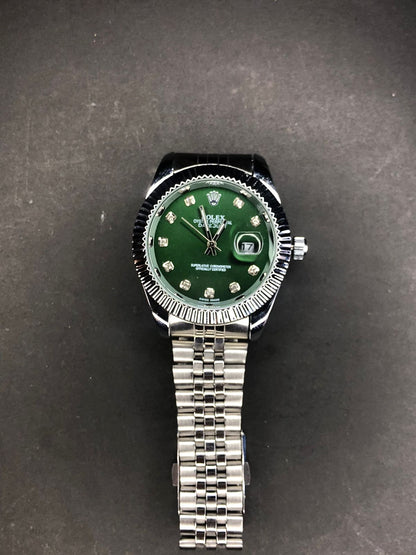 Green Dial Luxury Watch