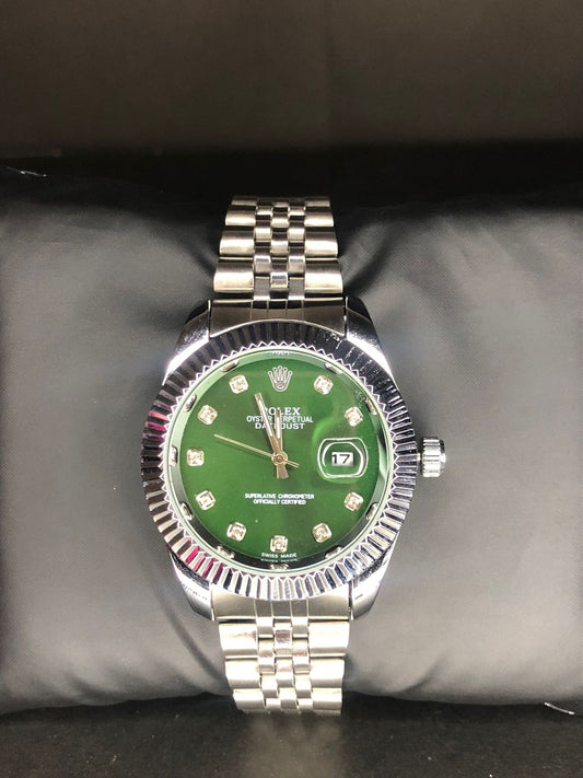 Green Dial Luxury Watch