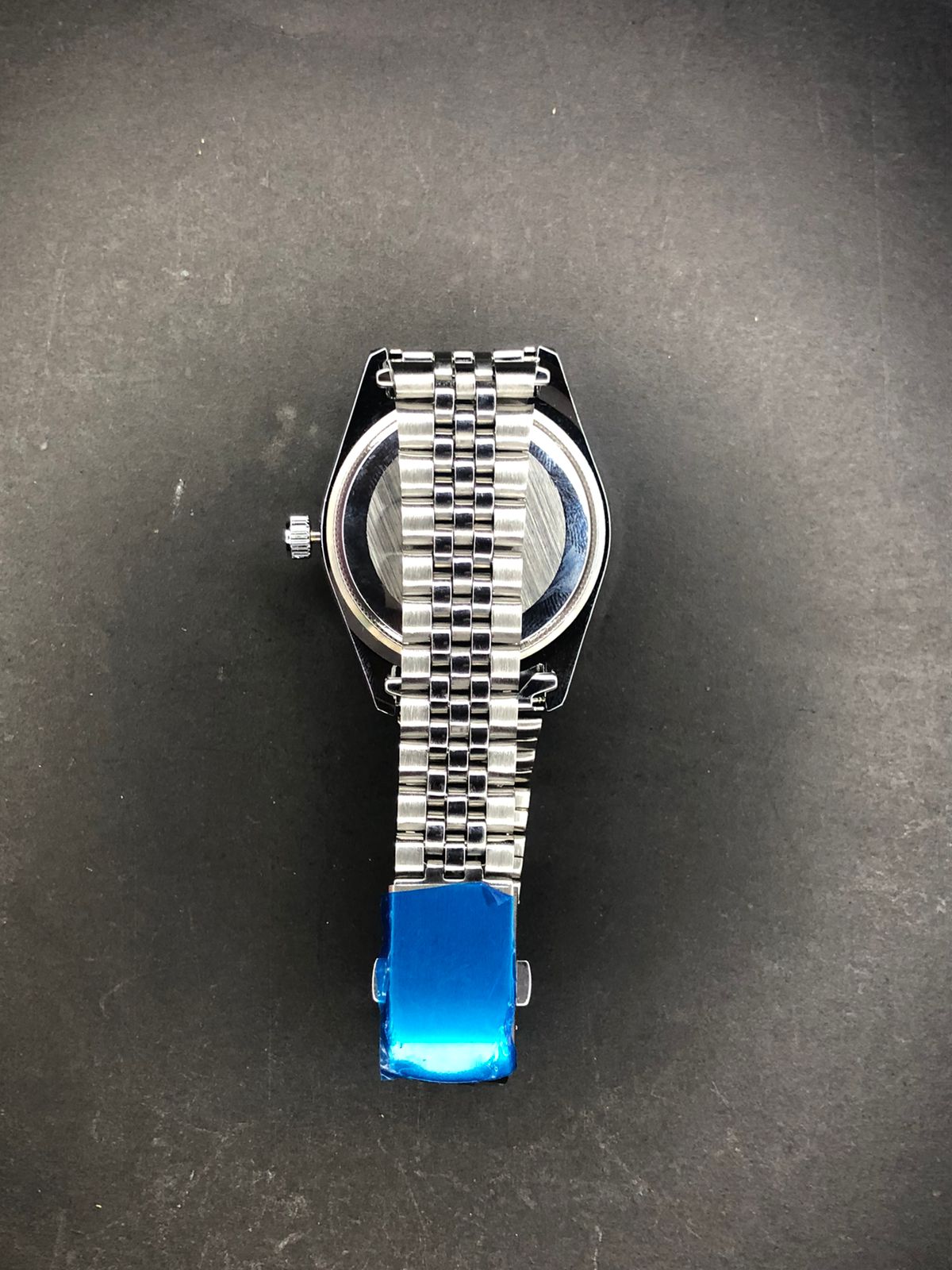 Luxury Silver Diamond Dial Watch