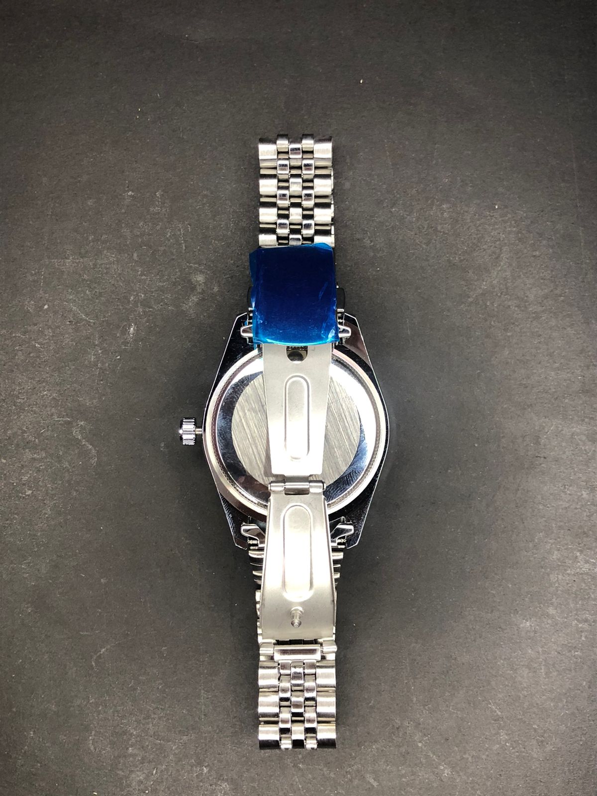 Luxury Silver Diamond Dial Watch