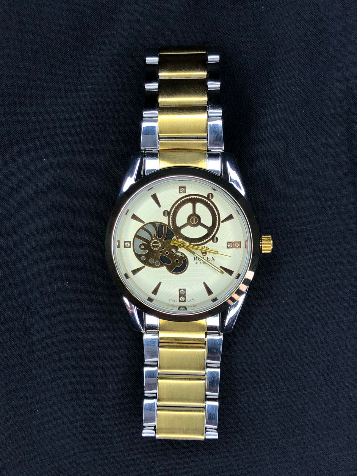 Elegant Two-Tone Automatic Watch