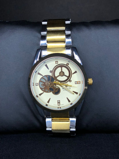 Elegant Two-Tone Automatic Watch