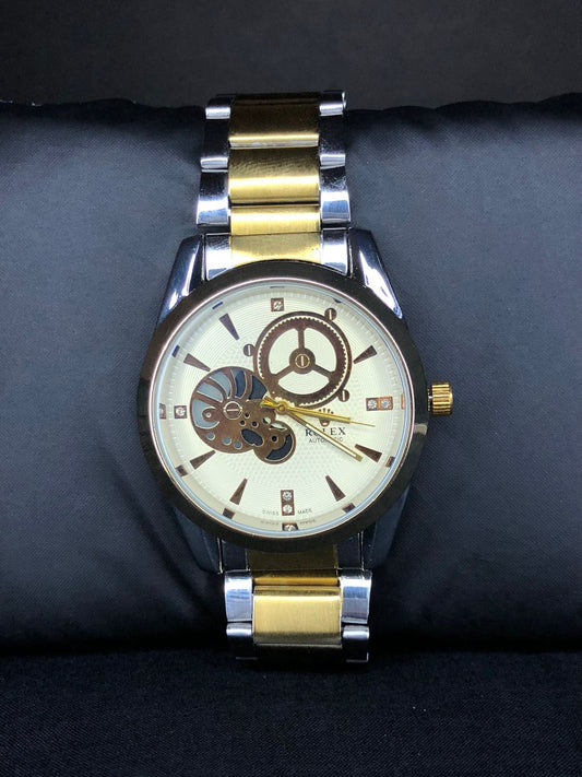 Elegant Two-Tone Automatic Watch