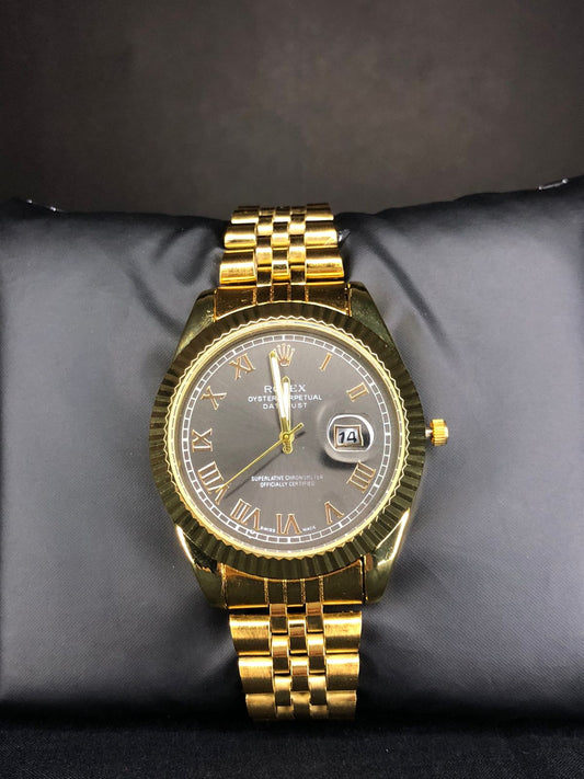 Luxury Gold Roman Rolex Watch