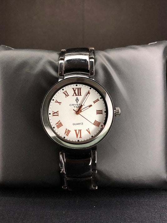 Elegant White Roman Dial
