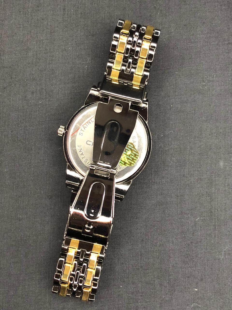 Black & Gold Quartz Watch