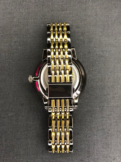 Two-Tone Crystal Time Watch