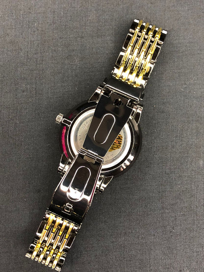 Two-Tone Crystal Time Watch