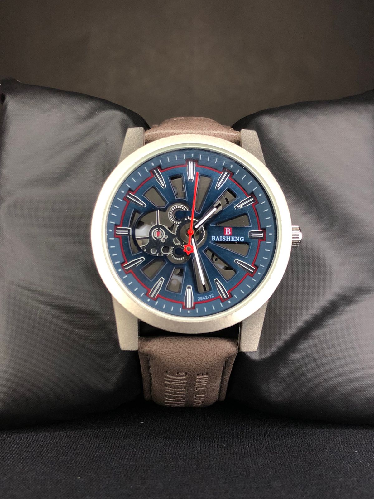 Blue Modern Time Keeper Watch