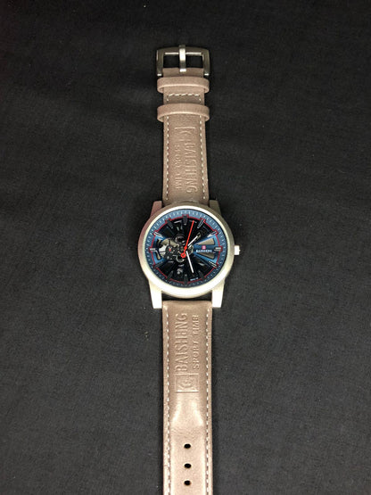 Blue Modern Time Keeper Watch
